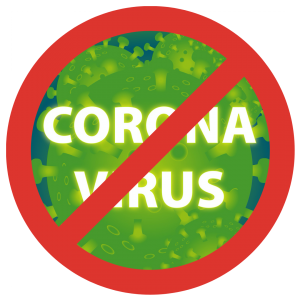 Coronavirus (Verbotsschild)
